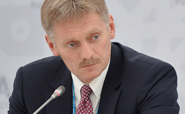 2656146 07/09/2015 Russian Presidential Press Secretary Dmitry Peskov at a briefing on the results of the first day of the SCO and BRICS summits. Vladimir Astapkovich/Host photo agency