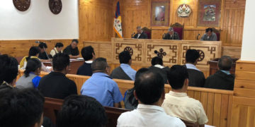 The second hearing of the Case no 20, Penpa Tsering's defamation lawsuit against Lobsang Sangay and the Cabinet of the Central Tibetan Administration, on 15 June 2019.