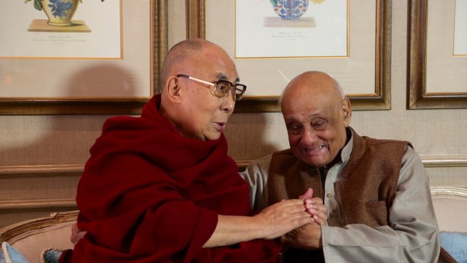 Har Mander Singh with His Holiness The Dalai Lama
