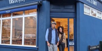 Yeshi Champa and his wife, Julie Kleeman. The Owner of Taste Tibet. Photo: Taste Tibet