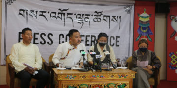 Press conference by four NGO's based at Macloadganji, Dharamsala