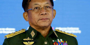 Gen. Min Aung Hlaing  named himself Myanmar's Prime Minister.© Sefa Karacan/Anadolu Agency via Getty