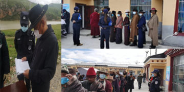 More than 110 people in Nagchou Kha were arrested due to sending out local annual horse racing ceremony. (Photo Source from Tibet)