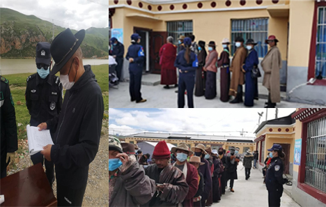 More than 110 people in Nagchou Kha were arrested due to sending out local annual horse racing ceremony. (Photo Source from Tibet)