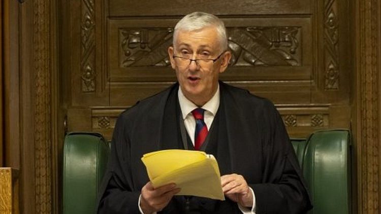 Sir Lindsay Hoyle asked China to reconsider the sanctions against MPs and peers. Photo: PA MEDIA