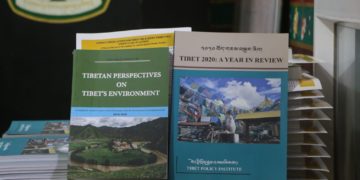 The Book launch of Tibet Policy Institute, Tibetan perspectives on Tibet's Environment, Tibet 2020: A Year In Review. Photo (Tibettimes)