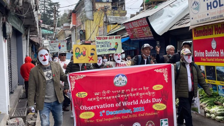 Observation of the world Aids day on 1st December 2021