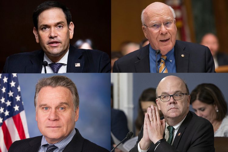 Sens. Marco Rubio, R-Fla., and Patrick Leahy, D-Vt., led the letter in the Senate, while Reps. Jim McGovern, D-Mass., and Chris Smith, R-NJ, led it in the House
