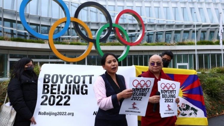 Protesters have called for a boycott of the event. Photo: Reuters