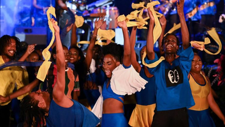 Celebrations in the lead up to Barbados becoming a republic and severing ties with the British monarch [Jeff J Mitchell/Getty Images via AFP]