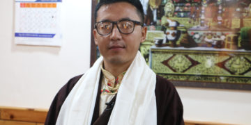 Mr. Tenzin Youten took the oath of the Southern Region Tibetan Local Justice Commissioner infront of the Pro Term Justice Commissioner Mr. Karma Damdul this morning, 10 Am. 3/01/2022. Photo: Tibettimes