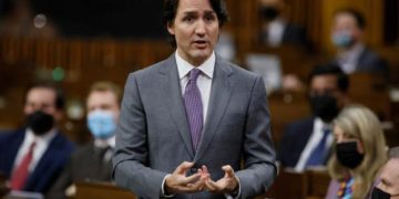 Canada's Prime Minister Justin Trudeau speaks during Question Period in the House of Commons on Parliament Hill in Ottawa, Ontario, Canada February 9, 2022. | Photo Credit: Reuters