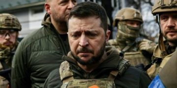 President Zelensky visited the scene of alleged war crimes in Bucha, Ukraine.