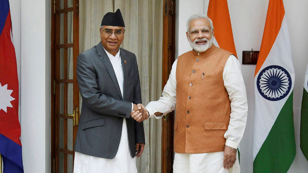 Nepalese PM Deuba to meet Modi today; to jointly inaugurate railway service between India-Nepal - Oneindia