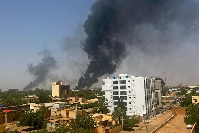 The violence erupted Saturday after weeks of power struggles between Sudan’s army chief Abdel Fattah Al-Burhan and his deputy, Mohamed Hamdan Daglo. (AFP)