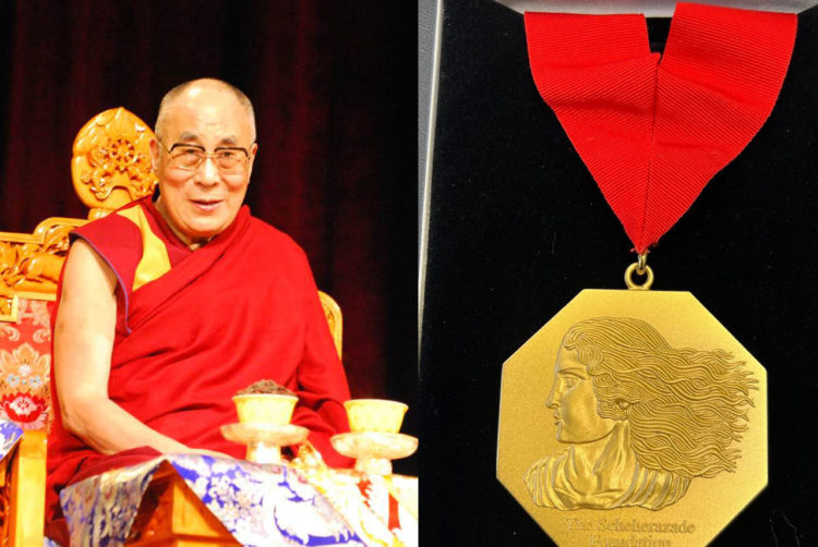 The Scheherazade Foundation Gold Medal Award for His Holiness the Dalai Lama