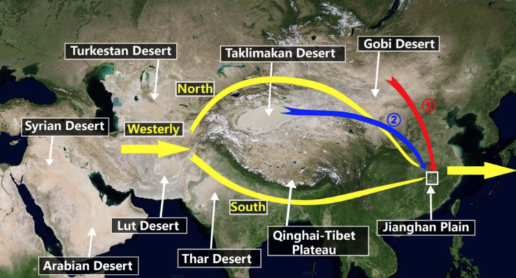 Dust from Thar and Taklamakan  Desert significantly impacts glaciers on Tibetan Plateau .photo :MDPI