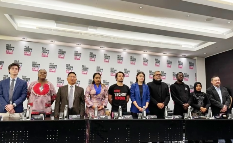 The Oslo Freedom Forum (OFF) kicked off in Taipei on Wednesday under the theme ‘Celebrating Solidarity’. (Photo: CNA)