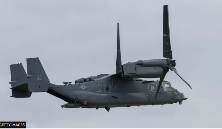 Japanese media said the CV-22 Osprey was trying to land at Yakushima Airport when it crashed. photo: GETTY IMAGES