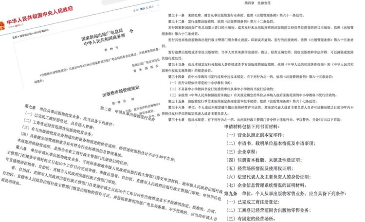 རྒྱ་ནག་གཞུང་གིས་ལག་བསྟར་བྱེད་བཞིན་པར་སྐྲུན་གྱི་སྲོལ་ཡིག་སྤེལ་བའི་དྲ་ངོས།