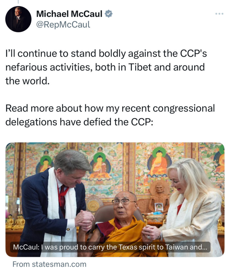 Photo Courtesy: Micheal McCaul's X