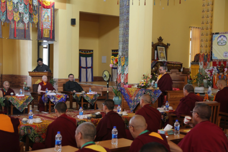 ཁམས་སྤྲུལ་རིན་པོ་ཆེ་མཆོག་དབུ་བཞུགས་ཐོག་གཞུང་ཆེན་རུས་མེད་བགྲོ་གླེང་ཐེངས་བདུན་པ་འཚོག་བཞིན་པ། བོད་མིའི་སྒྲིག་འཛུགས་ཀྱི་པར།༢༠༢༤།༠༦།༠༣