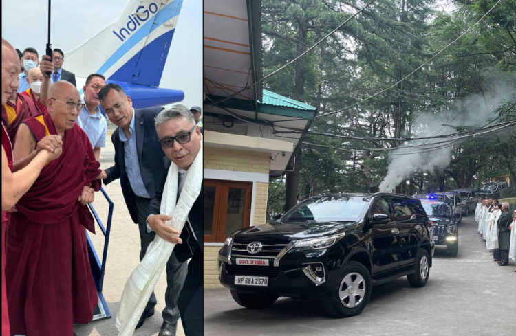 ༧གོང་ས་རྒྱལ་བ་རིན་པོ་ཆེ་མཆོག་ཞབས་པུས་སྨན་བཅོས་སླད་བཞུགས་སྒར་ཕོ་བྲང་ནས་ལྡི་ལིར་ཆིབས་ཐོན་མཛད་པ། ༢༠༢༤།༠༦།༢༡