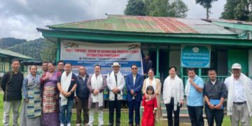 President and Members of Tibet Support Group of Arunachal Pradesh Visit Tenzingang Tibetan Settlement Office