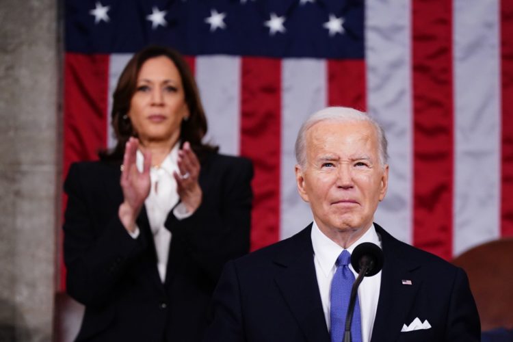 US President Joe Biden quit the 2024 presidential contest on Sunday, endorsing Vice President Kamala Harris to be the Democratic nominee in an election that’s less than four months away.Photographer: Shawn Thew/EPA/Bloomberg