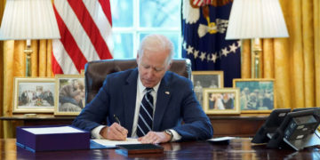 US President Biden signed the Resolve Tibet Act on July 12, 2024 (Photo/Financial Times)