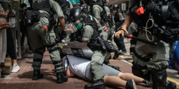 The national security law was introduced in response to mass pro-democracy protests in Hong Kong
