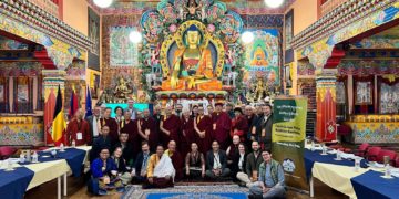 ཡུ་རོབ་བོད་བརྒྱུད་ནང་བསྟན་ཆོས་ཚོགས་ཀྱི་ཚོགས་ཆེན་ཐེངས་ ༤ འཚོགས། བོད་མིའི་སྒྲིག་འཛུགས་ཀྱི་པར།