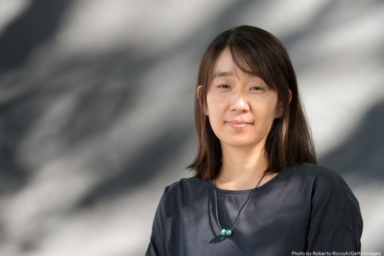EDINBURGH, SCOTLAND - AUGUST 17:  South Korean writer Han Kang attends a photocall at Edinburgh International Book Festival at Charlotte Square Gardens on August 17, 2016 in Edinburgh, Scotland.  (Photo by Roberto Ricciuti/Getty Images)