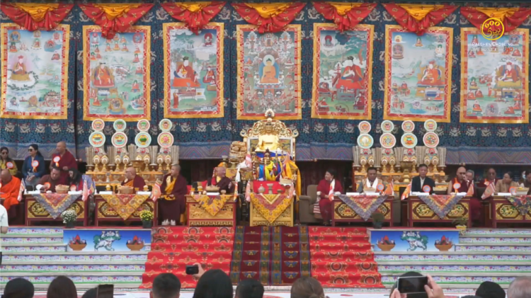 རྒྱལ་བའི་རྒྱལ་ཚབ་དྲུང་གཽ་ཤྲཱི་དཔལ་འབྱོར་དོན་གྲུབ་མཆོག་གི་རྗེས་དྲན་སྲུང་གཙི་ཞུས།  པར་ཐད་གཏོང་ནས་བླངས།