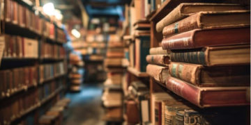 A vintage bookstore with rows of old books
By Bijac