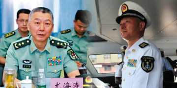 Lieutenant General You Haitao and Lieutenant General Li Pengcheng