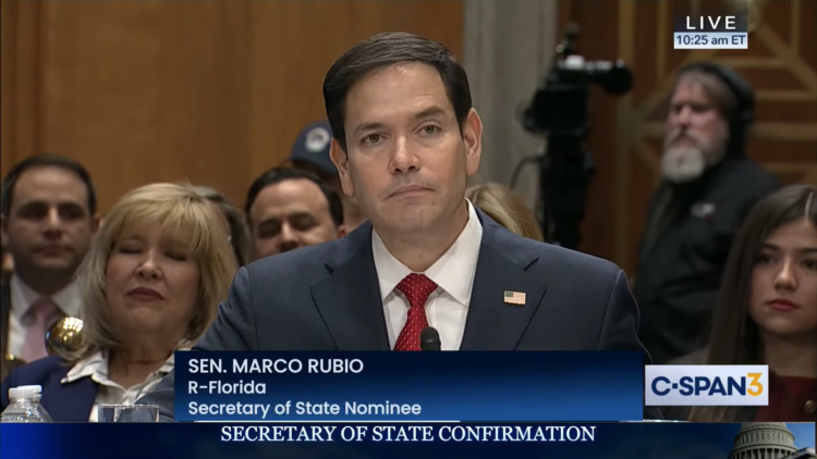 ཨ་རིའི་གྲོས་ཚོགས་གོང་མའི་ཕྱི་འབྲེལ་ལས་དོན་ཚོགས་ཆུང་གི་ཉན་ཞིབ་སྟེང་གྲོས་ཚོགས་གོང་མའི་འཐུས་མི་མཱར་ཁོ་རུ་བྷི་ཡོ་ལགས་ཀྱིས་གསུང་བཤད་གནང་བཞིན་པ། དྲ་ལམ་གྱི་པར།