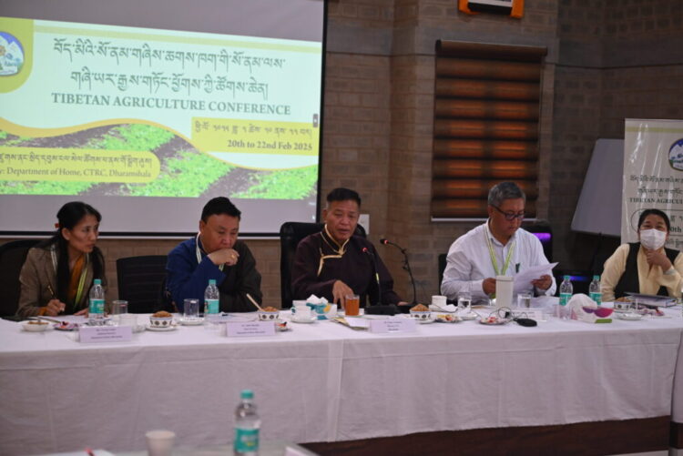 Sikyong Penpa Tsering speaking about CTA’s long-term vision for agricultural development and sustainability.