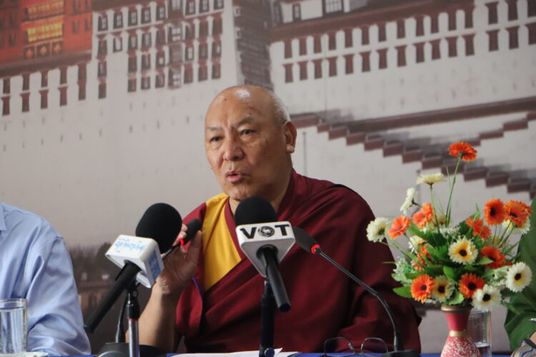 བཙན་བྱོལ་བོད་མིའི་ཤེས་ཡོན་ལྷན་ཚོགས་ཀྱི་ཚོགས་གཙོ་དགེ་བཤེས་ལྷག་རྡོར་ལགས་ཀྱིས་གསུང་བཤད་གནང་། ༢༠༢༥།༥།༢༡ དུས་བབ་ཀྱི་པར།