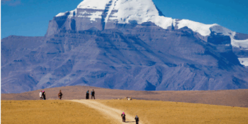 བོད་ཀྱི་གནས་མཆོག་གངས་རིན་པོ་ཆེ། དྲ་ལམ་གྱི་པར།
