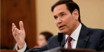 U.S. Secretary of State Marco Rubio testifies at a House Foreign Affairs Committee hearing on U.S. President Donald Trump's State Department budget request for the Department of State, on Capitol Hill in Washington, D.C., U.S., May 21, 2025. REUTERS/Elizabeth Frantz/File Photo  Purchase licensing Right