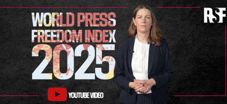 RSF World Press Freedom Index 2025