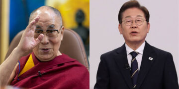 ༧གོང་ས་རྒྱལ་བ་རིན་པོ་ཆེ་མཆོག་ནས་ལྷོ་ཀོ་རི་ཡའི་སྲིད་འཛིན་ལ་འཚམས་འདྲི་མཛད། བོད་ཀྱི་དུས་བབ་ཀྱིས་སྐུ་པར་སྒྲིག་སྦྱོར་བྱས། ༢༠༢༥།༦།༥