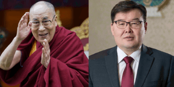༧གོང་ས་རྒྱལ་བ་རིན་པོ་ཆེ་མཆོག་དང་སོག་པོའི་སྲིད་བློན་ཛན་དྷན་ཤ་ཏར་གོམ་བྷོ་ཇ་ཝི་མཆོག་རྣམ་གཉིས། བོད་ཀྱི་དུས་བབ་གསར་ཁང་གིས་པར་སྒྲིག་སྦྱོར་བྱས། ༢༠༢༥།༦།༡༣