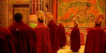 The BBC visited the Kirti monastery in Aba as the Dalai Lama turned 90