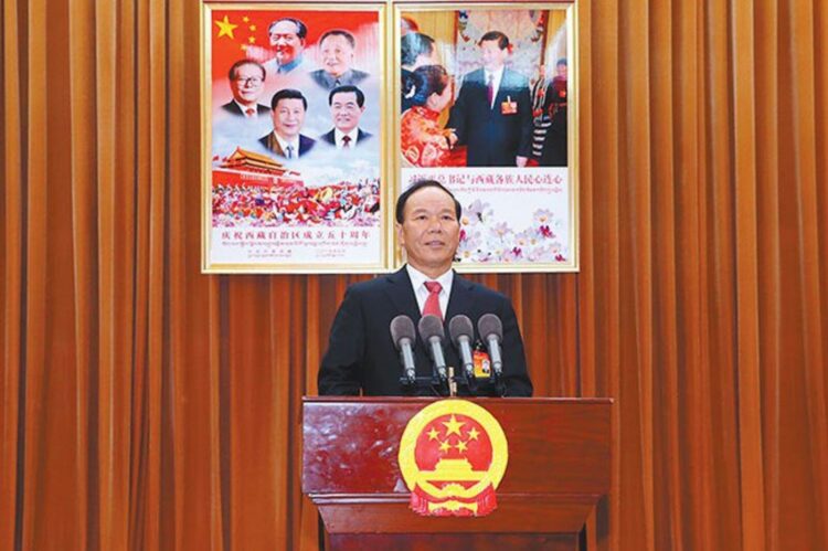 བོད་རང་སྐྱོང་སྲིད་གཞུང་ཟེར་བའི་མགོ་འཁྲིད་ཟུར་པ་ཆེ་དགྲ་ལྷ་ཡིས་ཁྲིམས་འགལ་སྒྲིག་འགལ་ཚབས་ཆེན་བྱས་པའི་ནག་ཉེས་བཙུགས། དྲ་ལམ་གྱི་པར།