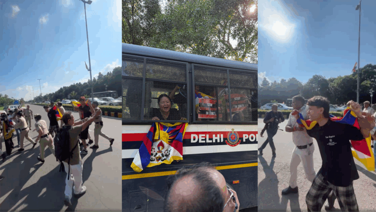 རྒྱ་ནག་གི་ཕྱི་སྲིད་བློན་ཆེན་ཝང་ཡེས་ལྡི་ལིར་བསླེབས་པ་དང་བོད་མིས་ངོ་རྒོལ་བྱས་ཏེ་ལས་འགུལ་བ་ ༧ འཛིན་བཟུང་བྱས། ༢༠༢༥།༠༨།༡༨