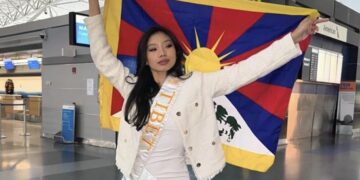 Former Miss Tibet Tenzin Paldon in an undated photo (Photo/Instagram)