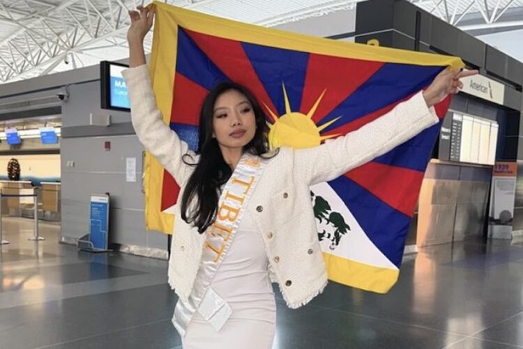Former Miss Tibet Tenzin Paldon in an undated photo (Photo/Instagram)
