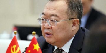 File image of Liu Jianchao, director of the International Liaison Department of the Central Committee of the Communist Party of China. (Photo by Ichiro Ohara / Yomiuri / The Yomiuri Shimbun via AFP)